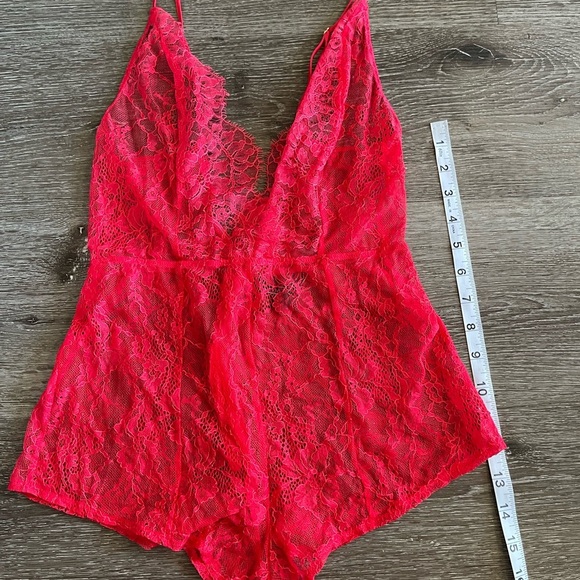Victoria's Secret Red Lace Chemise - Picture 3 of 6